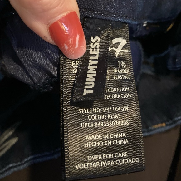 NWOT - Seven7 Tummyless Skinny Jeans Size 4 jn01 - Picture 5 of 10